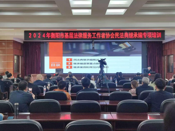 为基层法治建设注入“源头活水”衡阳基层法律服务工作者协会工作纪实(图1)