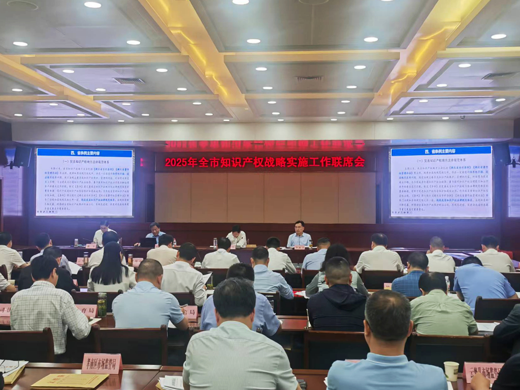 孝感市知识产权战略实施工作暨推进品牌强市建设联席会议召开(图1)