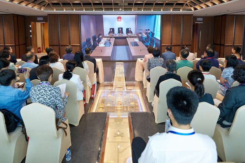 北京国际商事法庭巡回审判敲响“第一槌”(图2)